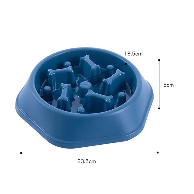 Slow Feeder Pet Bowl Design (bone)