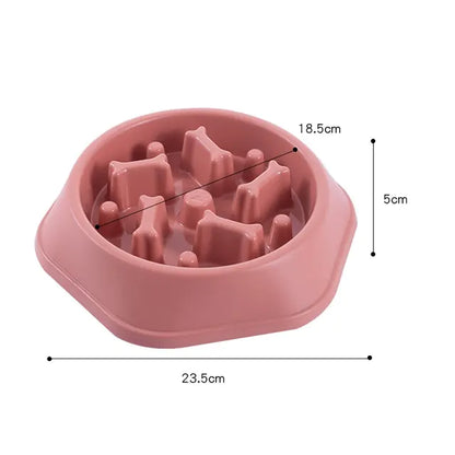 Slow Feeder Pet Bowl Design (bone)