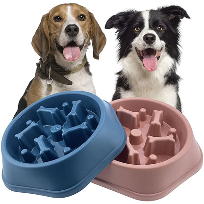 Slow Feeder Pet Bowl Design (bone)