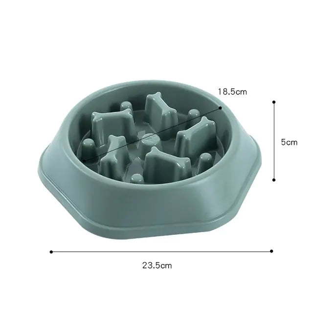 Slow Feeder Pet Bowl Design (bone)